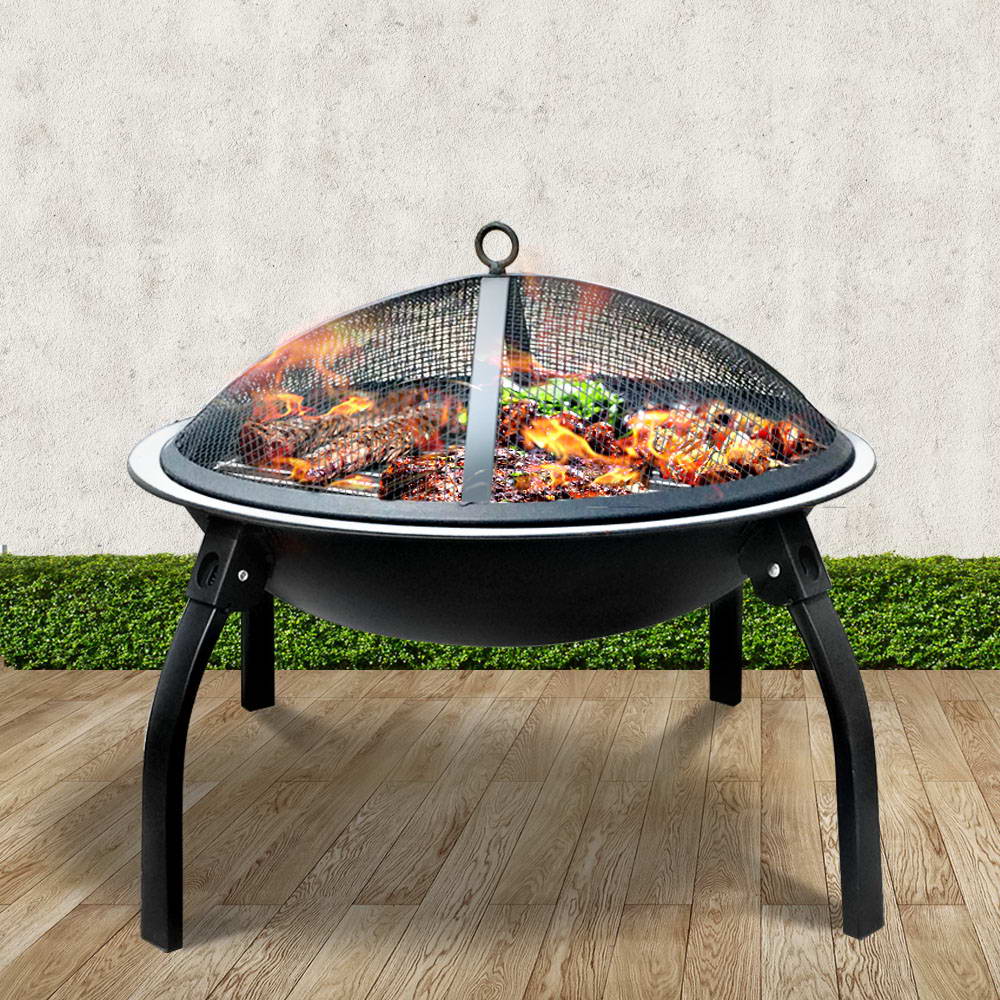 22" Portable Folding Fire Pit