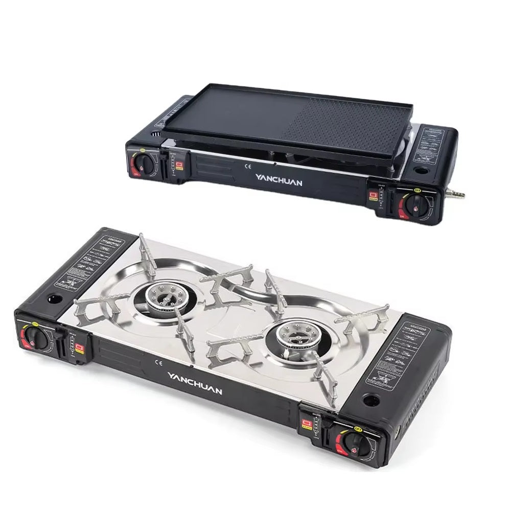 Portable 2 Burner Butane Stove