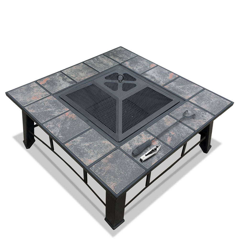 4-In-1 Fire Pit BBQ Table