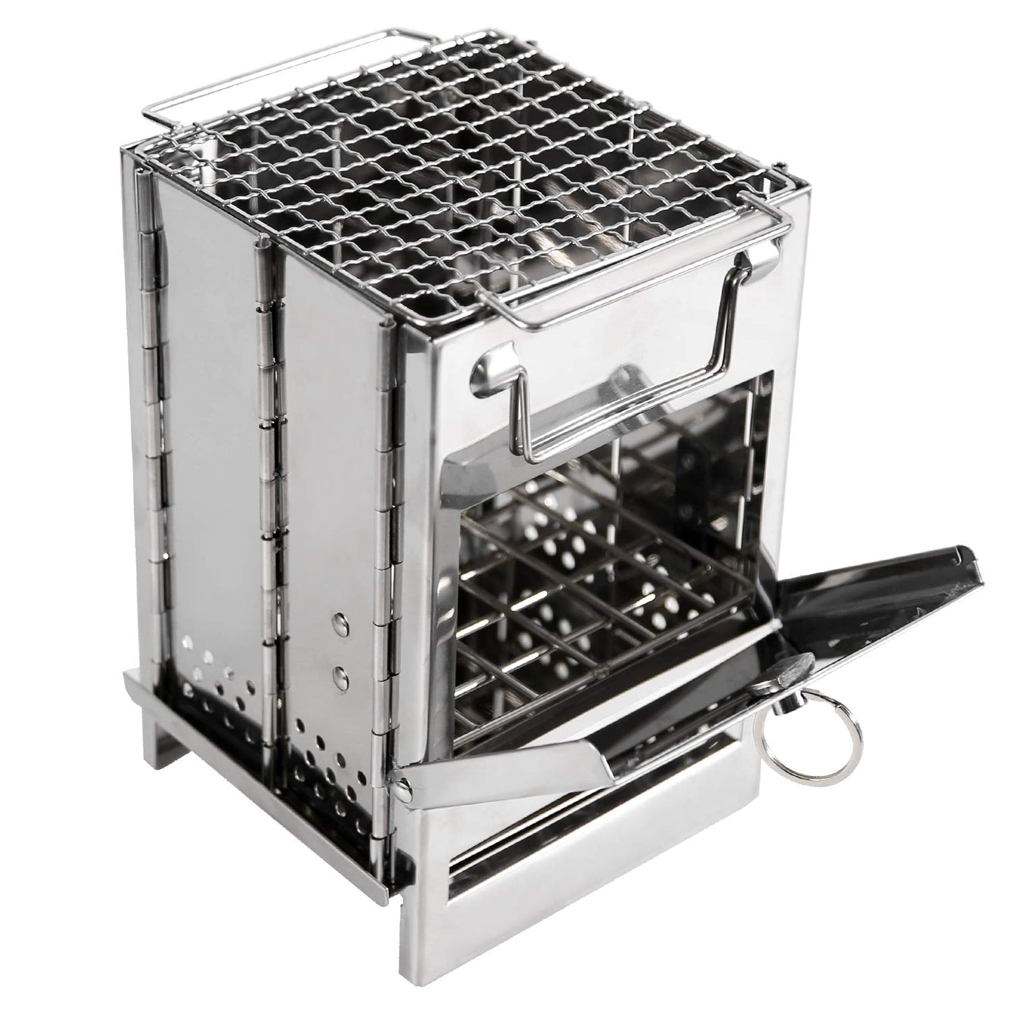 Folding Camping Stove with Grill