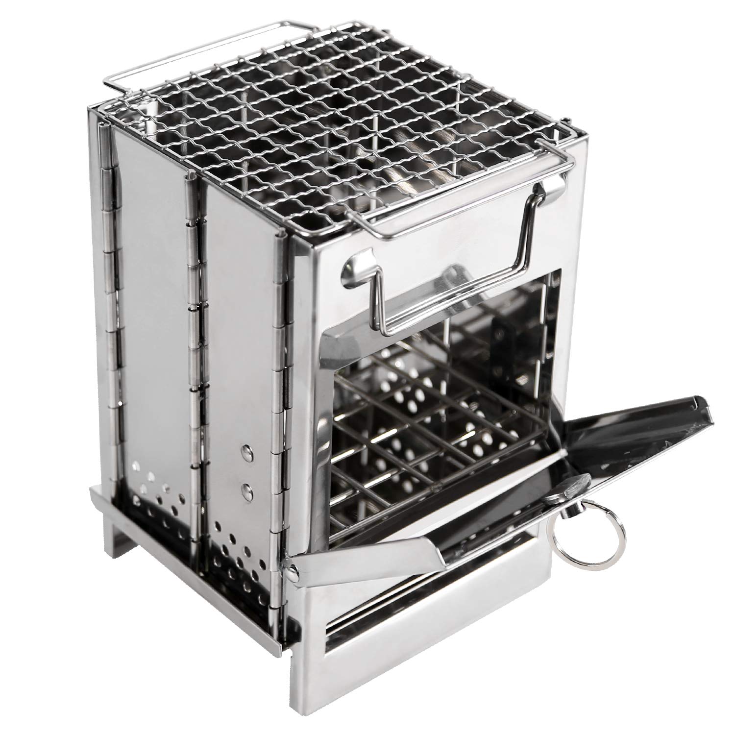 Folding Camping Stove with Grill