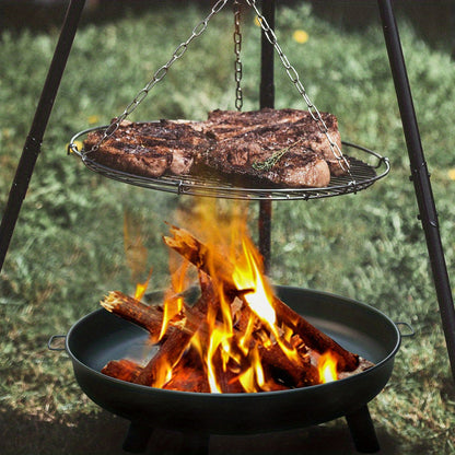 Fire Pit Bowl with Handles & Legs