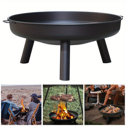 Fire Pit Bowl with Handles & Legs