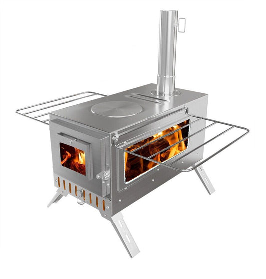 Stainless Steel Camping Wood Burning Stove
