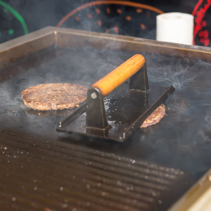Cast Iron Burger Press - Rectangular