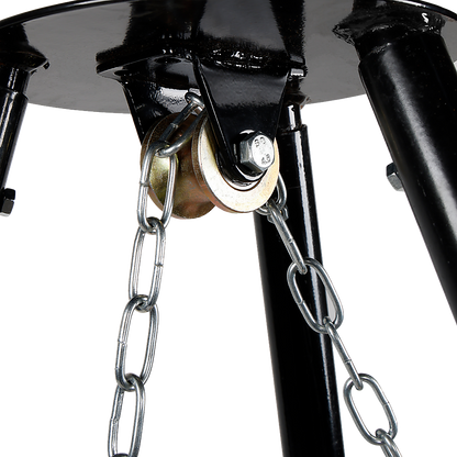 Tripod Fire Pit BBQ with Adjustable Grill