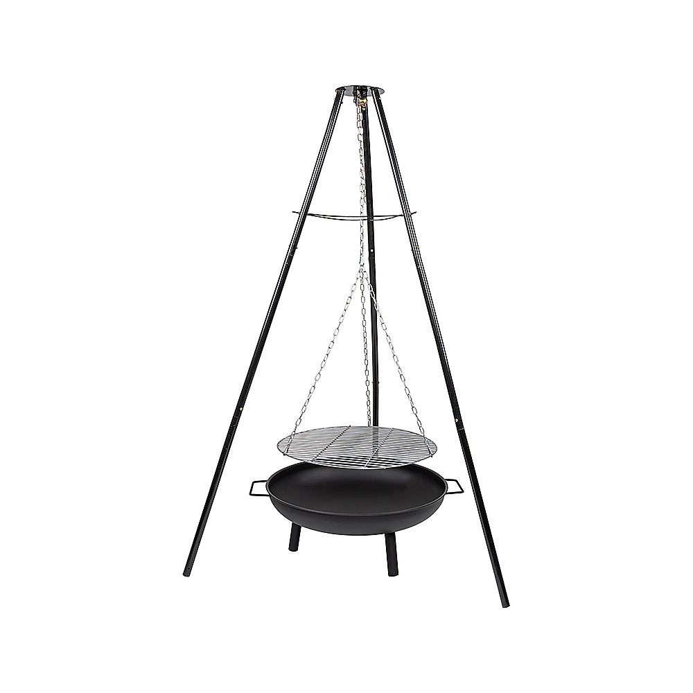 Tripod Fire Pit BBQ with Adjustable Grill