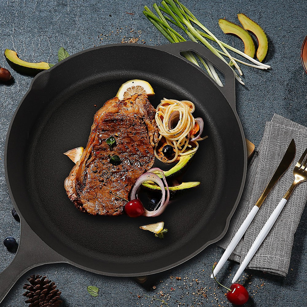 30cm Pre-Seasoned Cast Iron Skillet