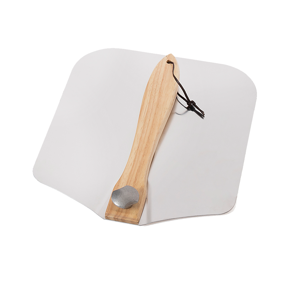 Metal Pizza Peel with Foldable Wooden Handle