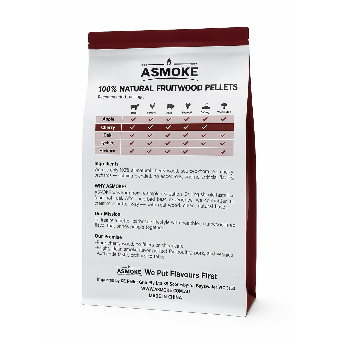 Cherry Wood BBQ Smoker Pellets (9kg / 20lbs)