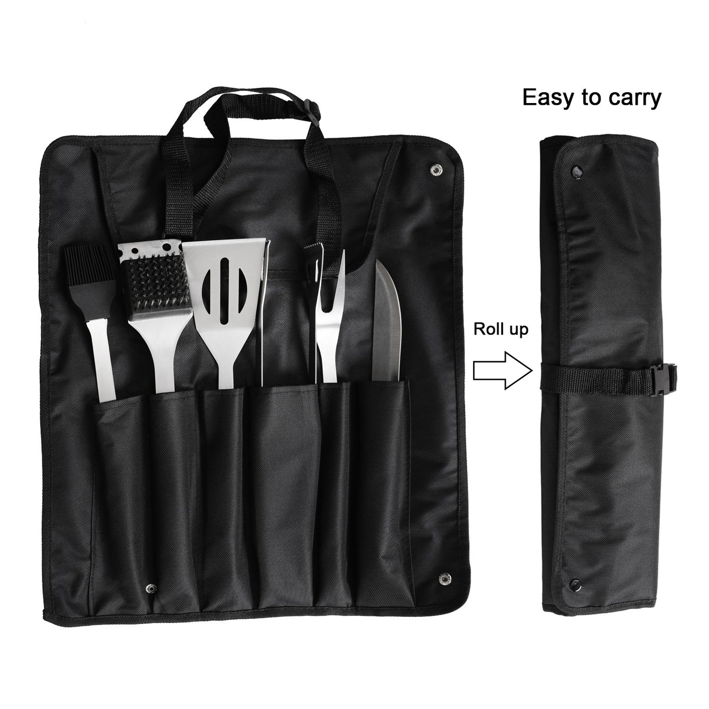 Premium 6-Piece BBQ Tool Set