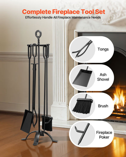 5-Piece Fire Place Tool Set