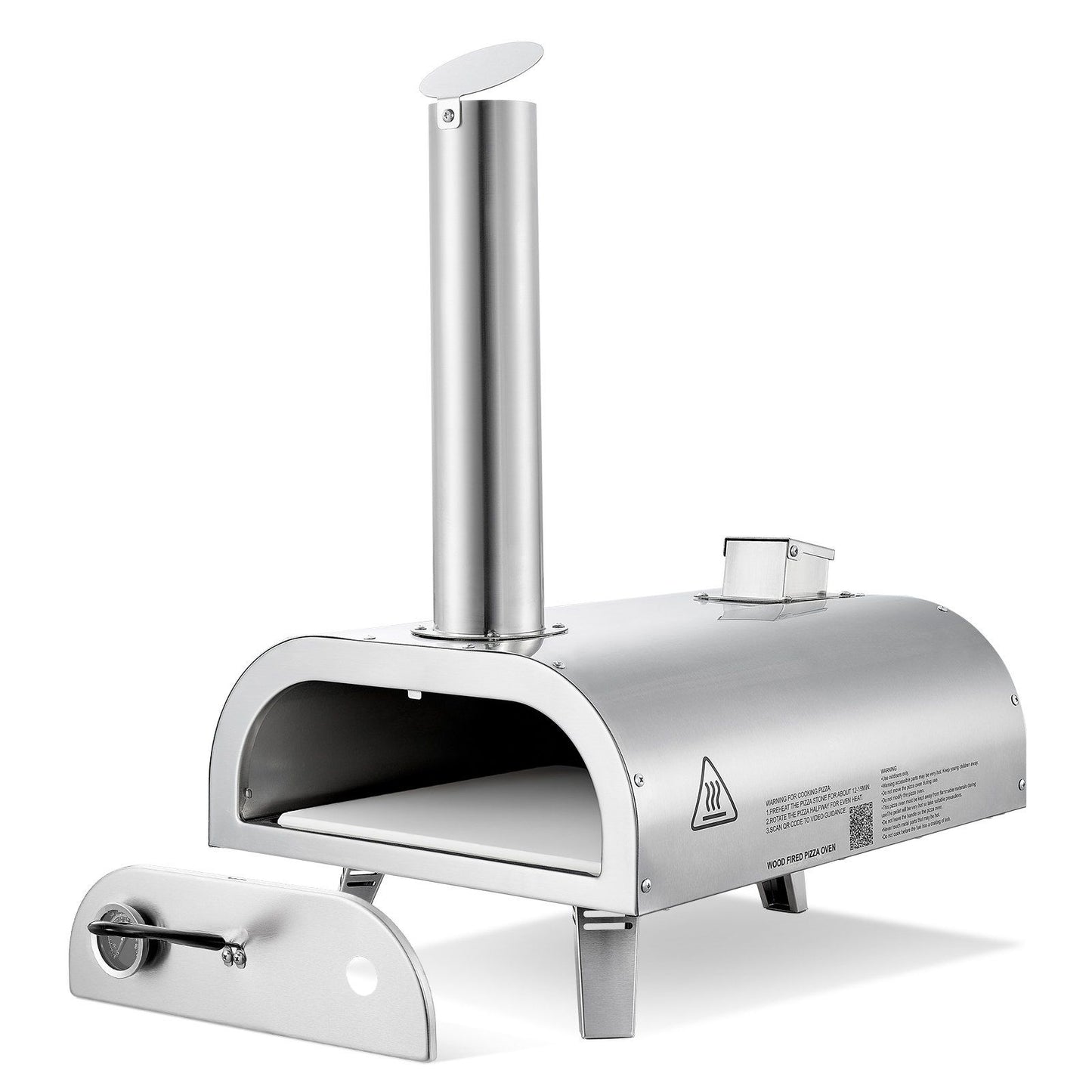 30cm Pellet Pizza Oven with Built-in Thermometer