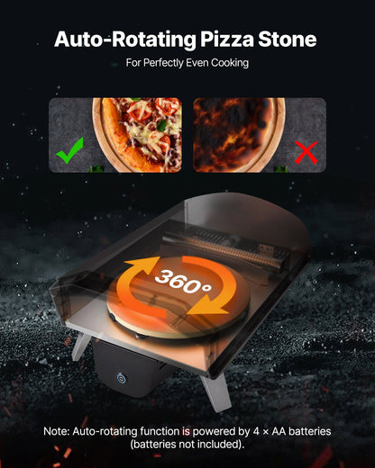 30cm Rotating Pellet Pizza Oven