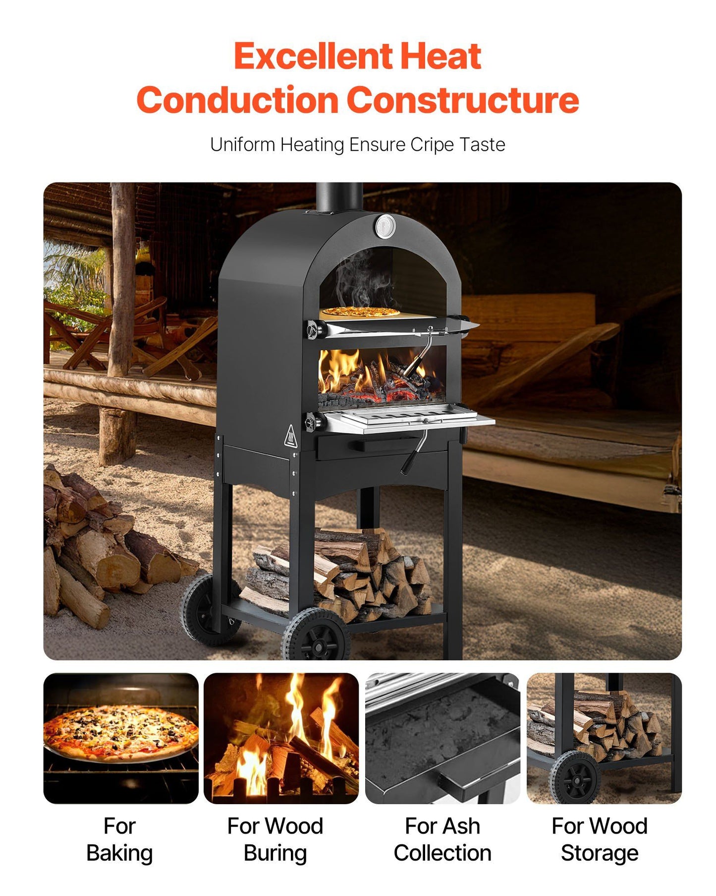 Outdoor Pellet  Pizza Oven
