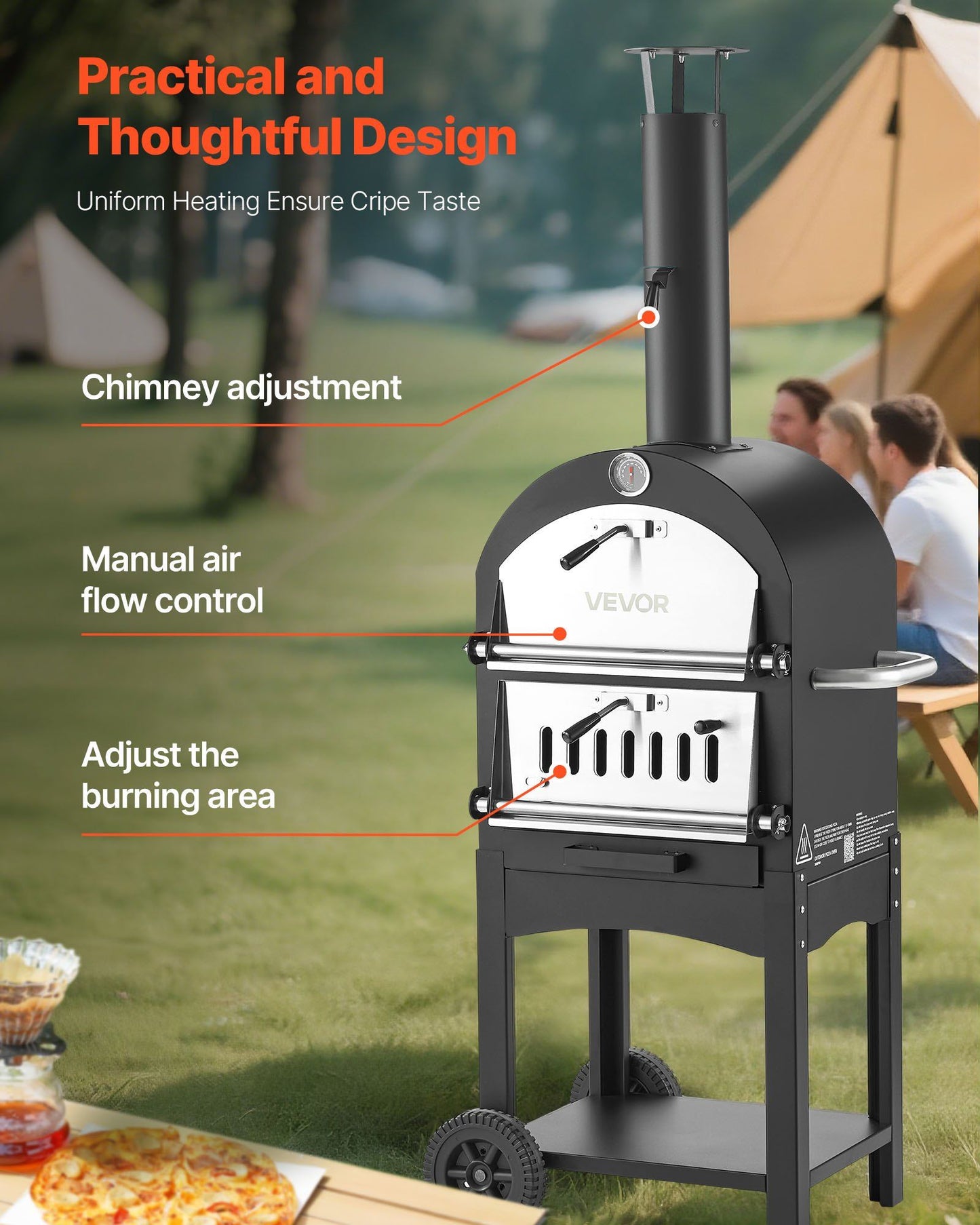 Outdoor Pellet  Pizza Oven